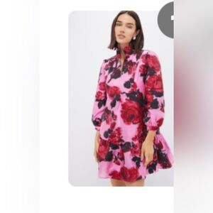 Tuckernuck Floral Pink and Red Dress